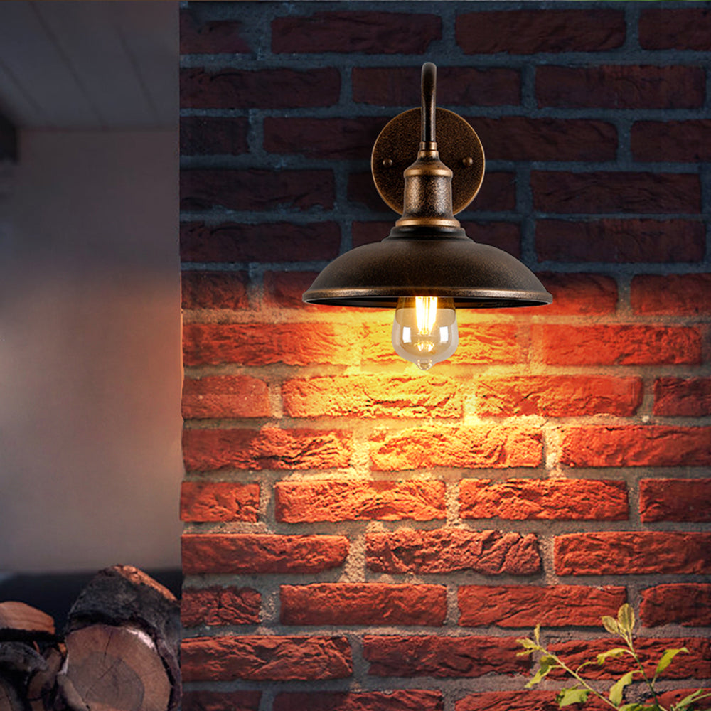 Ray Aplique de Pared Vintage Cúpula  LED  Bronce — imagen 2 | Aura Lighting