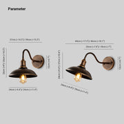 Ray Aplique de Pared Vintage Cúpula  LED  Bronce — imagen 4 | Aura Lighting