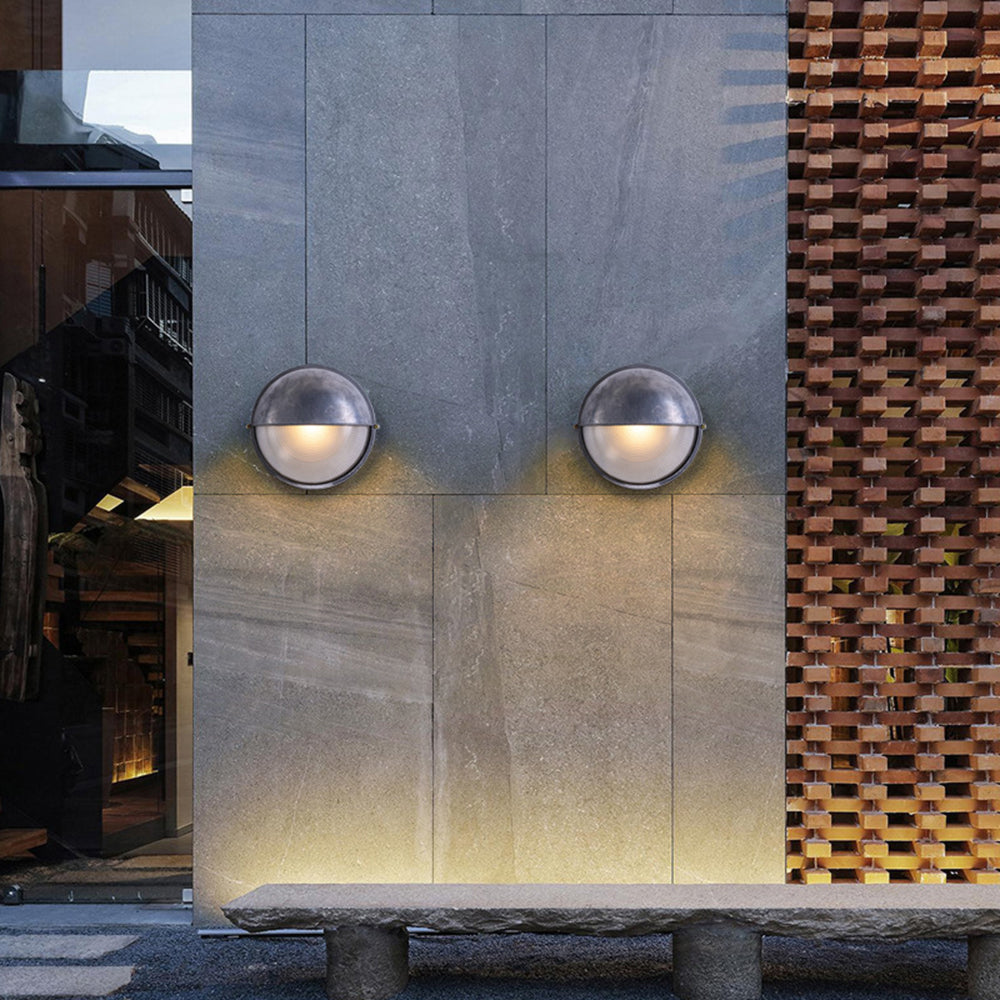 Ray Lámpara de Pared Exterior Impermeable Redonda/Elíptica — imagen 3 | Aura Lighting