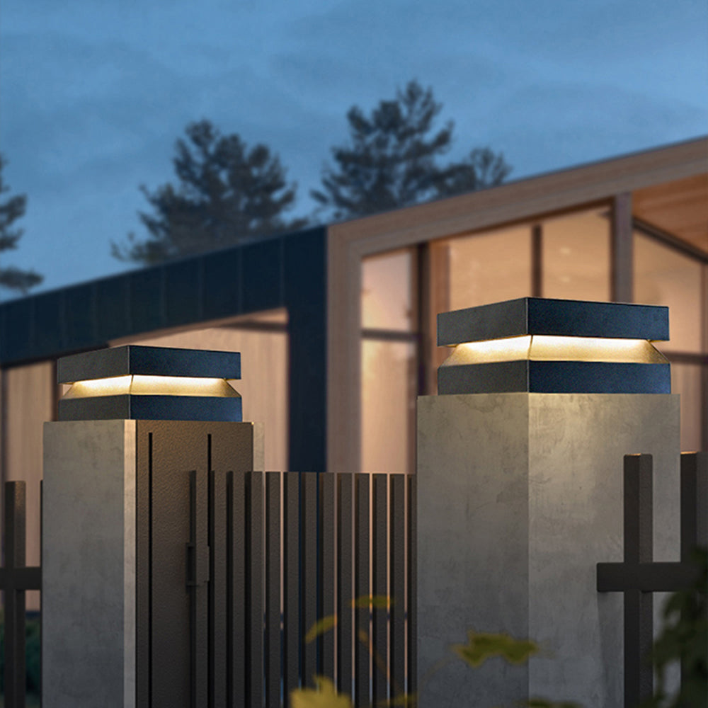 Ray Lámparas Solares de Exterior Metálicas Cóncavas — imagen 2 | Aura Lighting