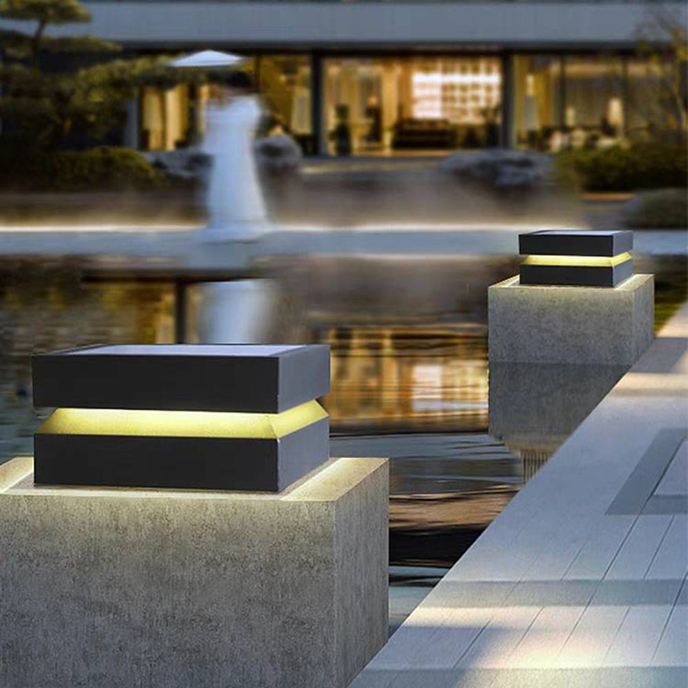 Ray Lámparas Solares de Exterior Metálicas Cóncavas — imagen 5 | Aura Lighting