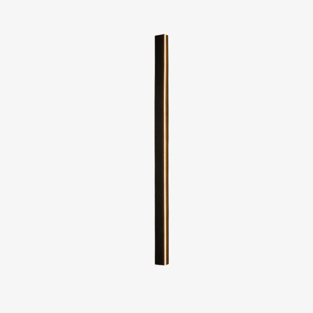 Ray Minimalista Lineal Metal Acrílico Aplique de Pared Exterior Negro — imagen 1 | Aura Lighting
