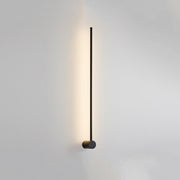 Ray Minimalista Lineal Metal Aplique de Pared Interior Negro — imagen 10 | Aura Lighting