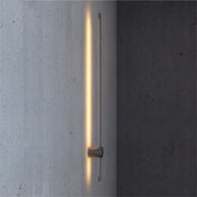 Ray Minimalista Lineal Metal Aplique de Pared Interior Negro — imagen 13 | Aura Lighting