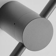 Ray Minimalista Lineal Metal Aplique de Pared Interior Negro — imagen 7 | Aura Lighting