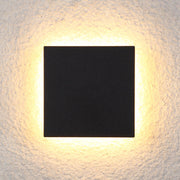 Ray Minimalista Moderno Redondo/Cuadrado Metal LED Aplique de Pared — imagen 12 | Aura Lighting
