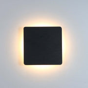 Ray Minimalista Moderno Redondo/Cuadrado Metal LED Aplique de Pared — imagen 14 | Aura Lighting