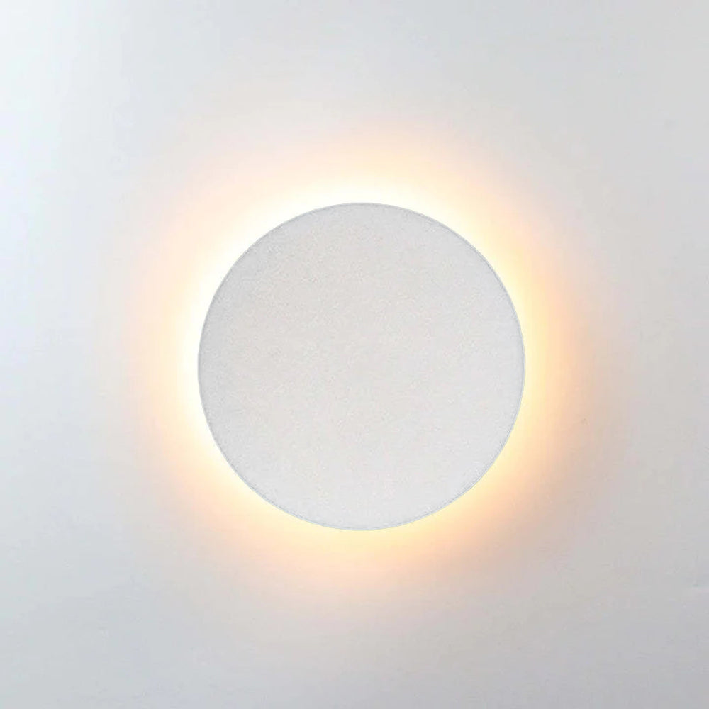 Ray Minimalista Moderno Redondo/Cuadrado Metal LED Aplique de Pared — imagen 19 | Aura Lighting