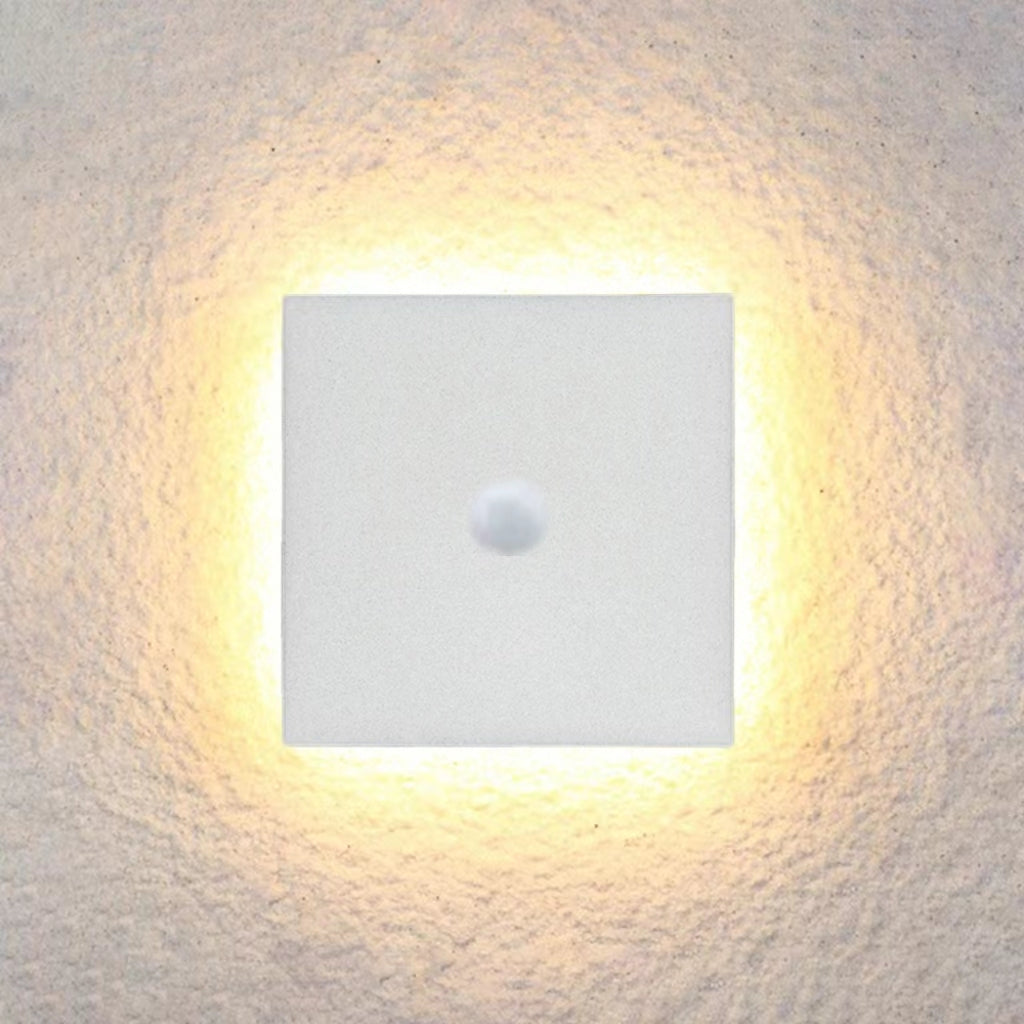 Ray Minimalista Moderno Redondo/Cuadrado Metal LED Aplique de Pared — imagen 21 | Aura Lighting