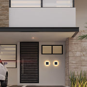 Ray Minimalista Moderno Redondo/Cuadrado Metal LED Aplique de Pared — imagen 8 | Aura Lighting
