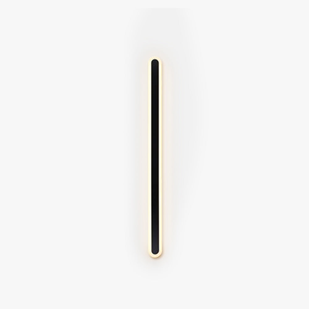 Ray Minimalista Ovalado Lineal Aplique de Pared Exterior — imagen 1 | Aura Lighting