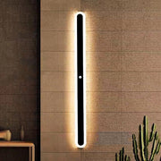 Ray Minimalista Ovalado Lineal Aplique de Pared Exterior — imagen 12 | Aura Lighting