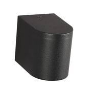 Ray Minimalista Rectangular Metal/Vidrio Aplique de Pared Negro — imagen 13 | Aura Lighting
