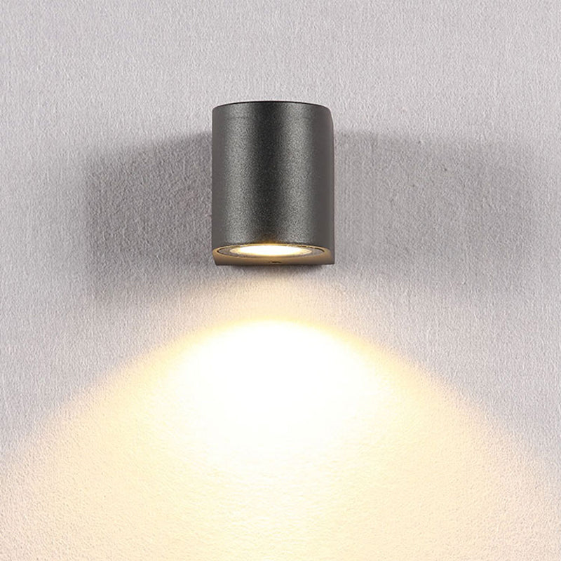 Ray Minimalista Rectangular Metal/Vidrio Aplique de Pared Negro — imagen 17 | Aura Lighting