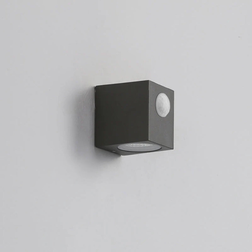 Ray Minimalista Rectangular Metal/Vidrio Aplique de Pared Negro — imagen 27 | Aura Lighting