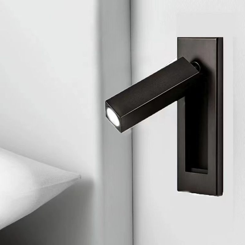 Ray Moderno LED Linterna de Pared Negro/Plata/Oro/Níquel Salón/Dormitorio Metal 15CM Largo — imagen 2 | Aura Lighting