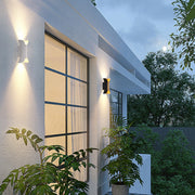 Ray Moderna Foco Metal Aplique de Pared Exterior Blanca/Negra — imagen 11 | Aura Lighting