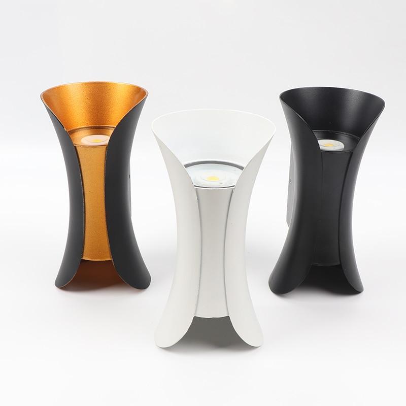 Ray Moderna Foco Metal Aplique de Pared Exterior Blanca/Negra — imagen 13 | Aura Lighting