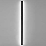 Ray Moderna Lineal Metal Aplique de Pared Exterior Negra — imagen 15 | Aura Lighting