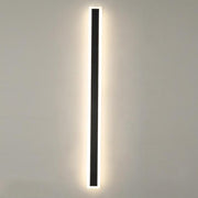 Ray Moderna Lineal Metal Aplique de Pared Exterior Negra — imagen 16 | Aura Lighting