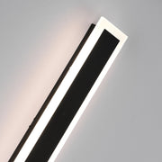 Ray Moderna Lineal Metal Aplique de Pared Exterior Negra — imagen 5 | Aura Lighting
