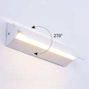 Ray Moderno LED Rectangular Aplique de Pared Interior Blanco — imagen 11 | Aura Lighting