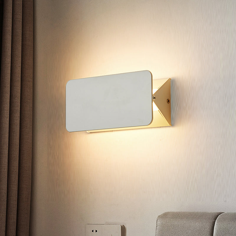 Ray Moderno LED Rectangular Aplique de Pared Interior Blanco — imagen 12 | Aura Lighting