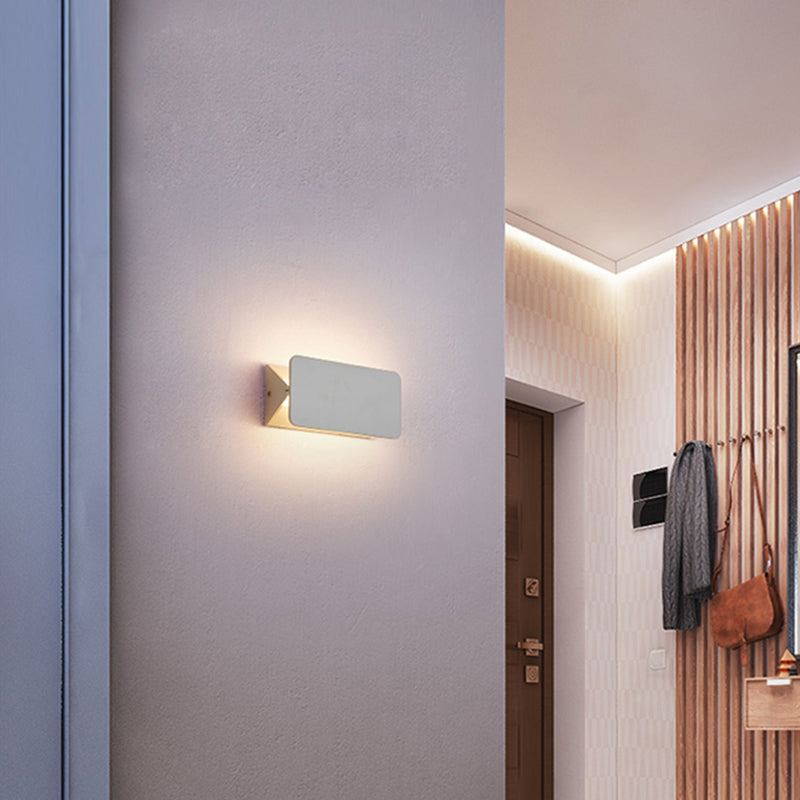 Ray Moderno LED Rectangular Aplique de Pared Interior Blanco — imagen 15 | Aura Lighting