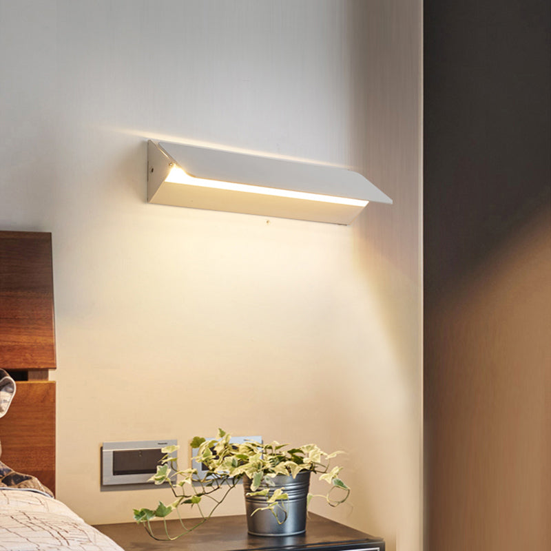 Ray Moderno LED Rectangular Aplique de Pared Interior Blanco — imagen 18 | Aura Lighting