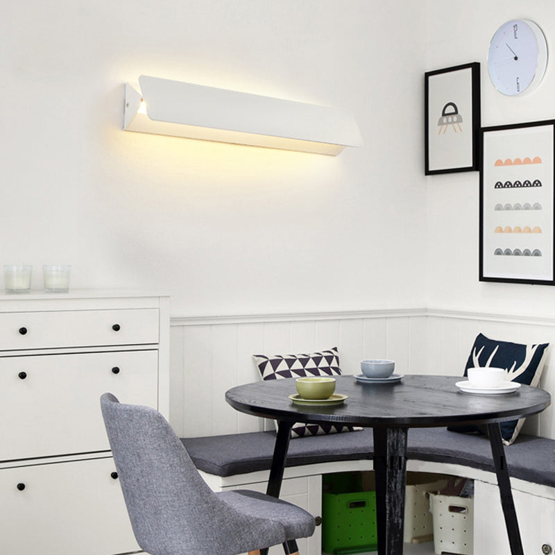 Ray Moderno LED Rectangular Aplique de Pared Interior Blanco — imagen 19 | Aura Lighting
