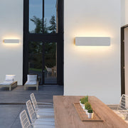 Ray Moderno LED Rectangular Aplique de Pared Interior Blanco — imagen 2 | Aura Lighting