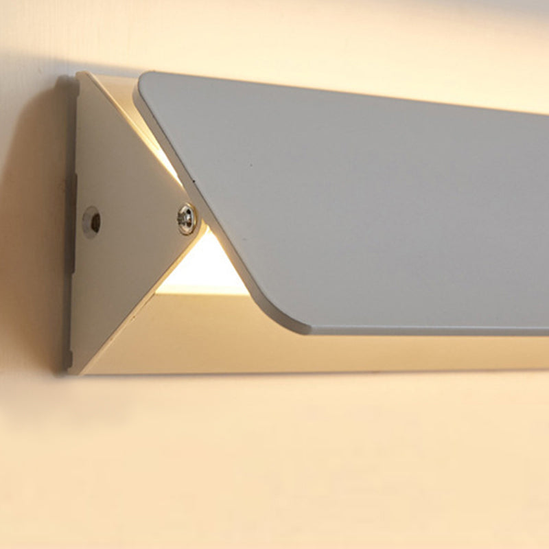 Ray Moderno LED Rectangular Aplique de Pared Interior Blanco — imagen 3 | Aura Lighting