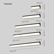 Ray Aplique Moderno Tri-Rism Metal/Acrilico Impermeable Negro — imagen 3 | Aura Lighting