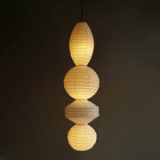 Ritta Lámpara Colgante de Linterna de Papel Estilo Wabi-sabi — imagen 12 | Aura Lighting