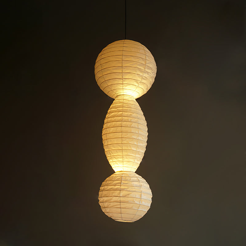 Ritta Lámpara Colgante de Linterna de Papel Estilo Wabi-sabi — imagen 18 | Aura Lighting
