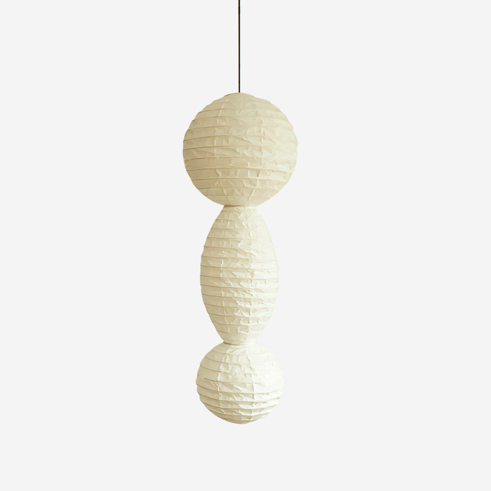 Ritta Lámpara Colgante de Linterna de Papel Estilo Wabi-sabi — imagen 1 | Aura Lighting