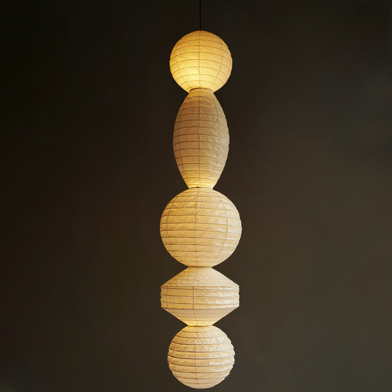 Ritta Lámpara Colgante de Linterna de Papel Estilo Wabi-sabi — imagen 20 | Aura Lighting