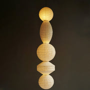 Ritta Lámpara Colgante de Linterna de Papel Estilo Wabi-sabi — imagen 20 | Aura Lighting