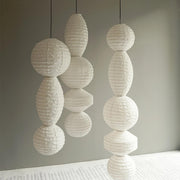 Ritta Lámpara Colgante de Linterna de Papel Estilo Wabi-sabi — imagen 3 | Aura Lighting