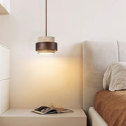 Ritta Lámpara colgante de travertino — imagen 11 | Aura Lighting