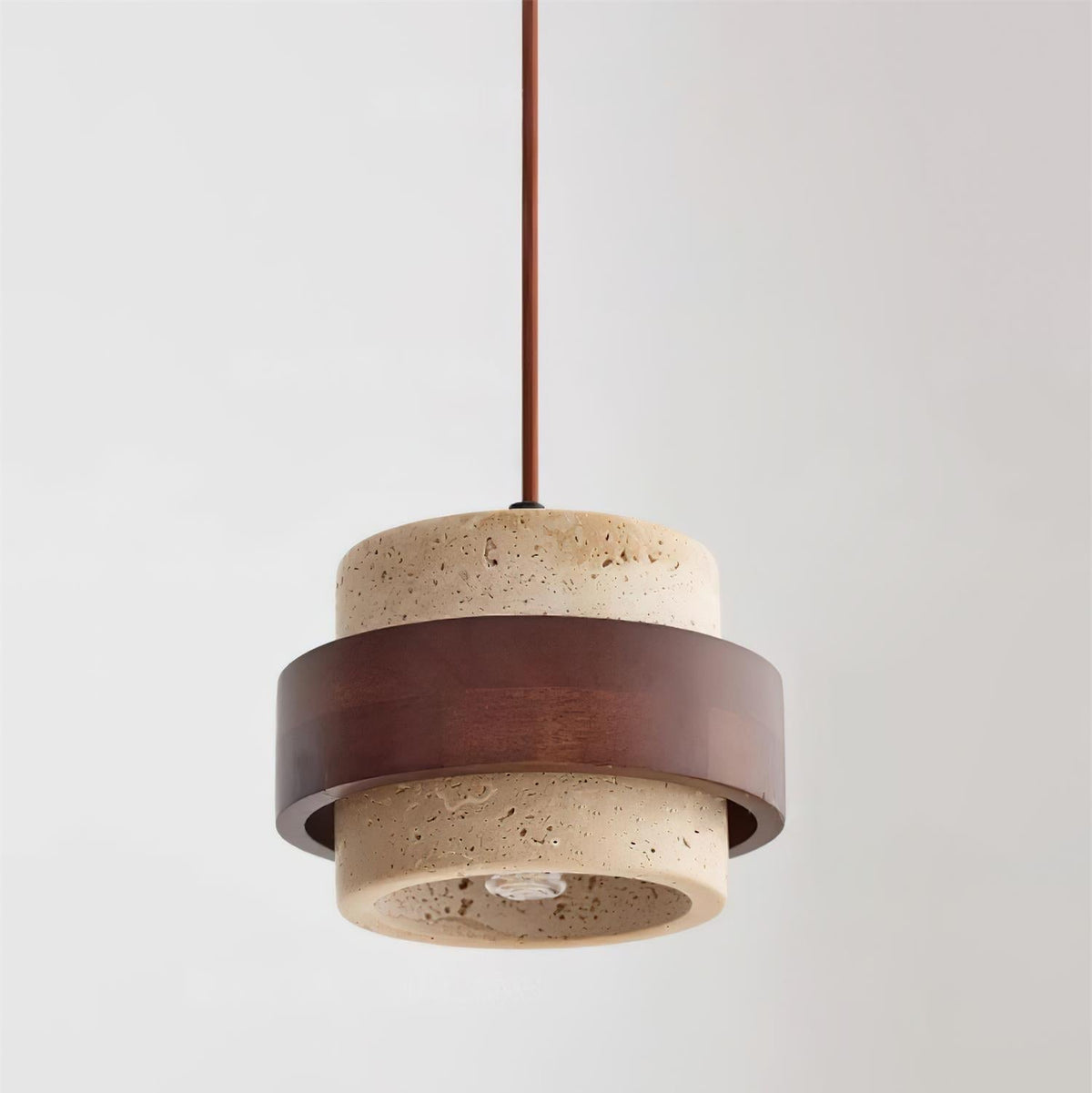 Ritta Lámpara colgante de travertino — imagen 14 | Aura Lighting