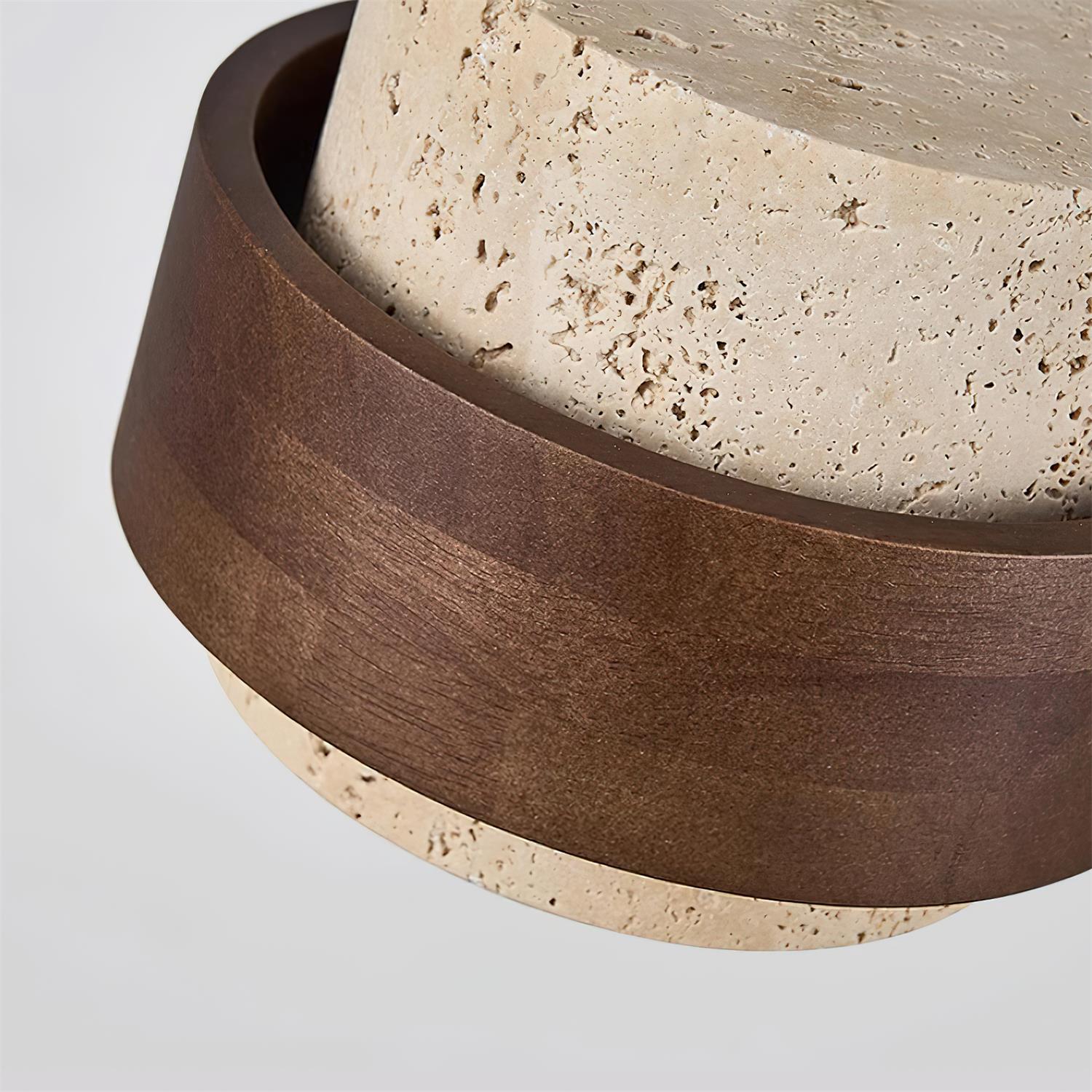 Ritta Lámpara colgante de travertino — imagen 23 | Aura Lighting