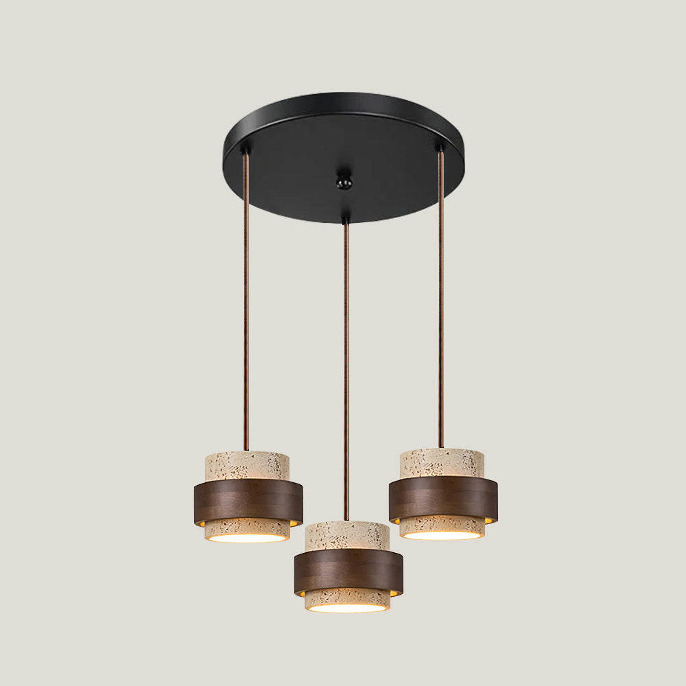 Ritta Lámpara colgante de travertino — imagen 25 | Aura Lighting