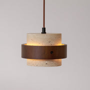 Ritta Lámpara colgante de travertino — imagen 30 | Aura Lighting