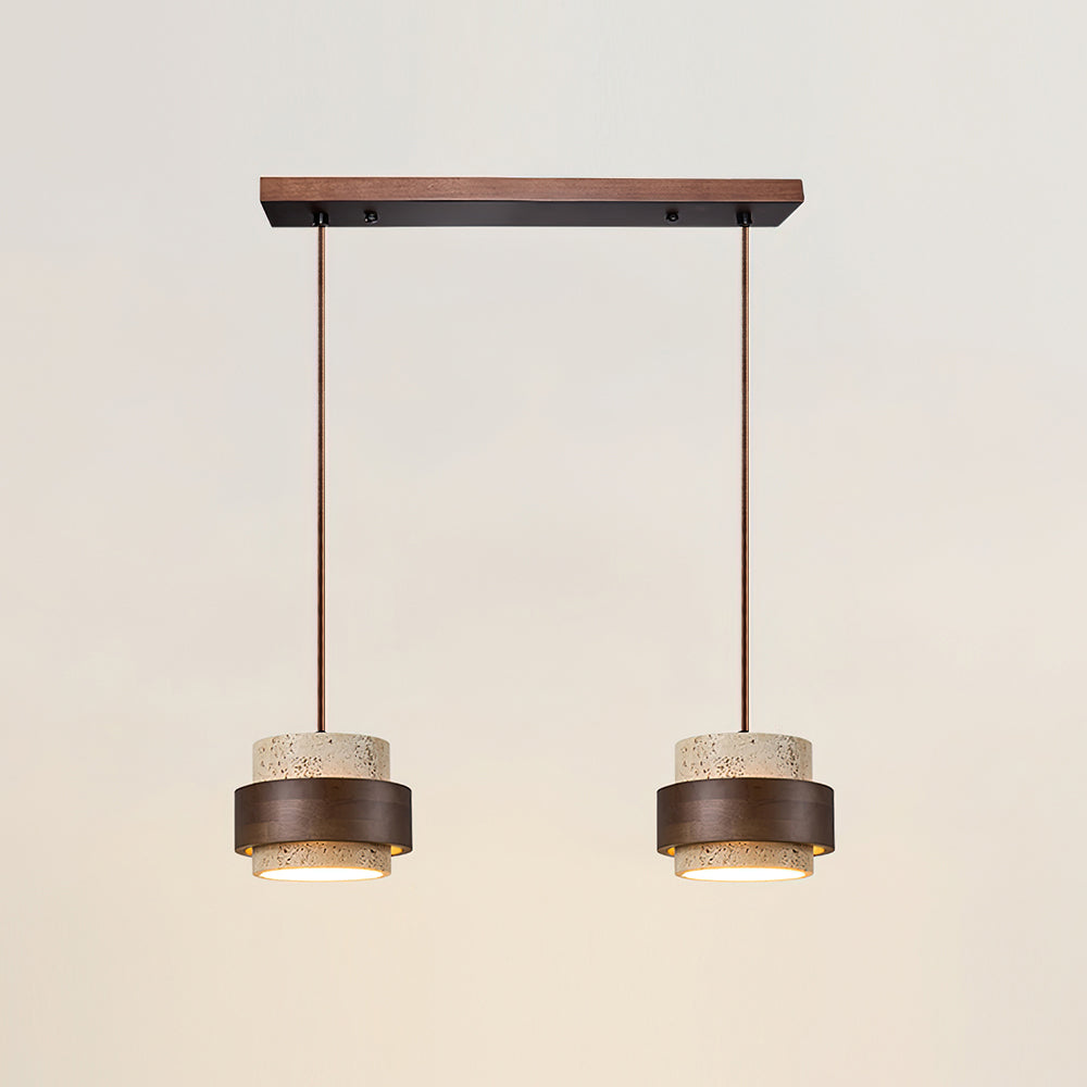 Ritta Lámpara colgante de travertino — imagen 33 | Aura Lighting