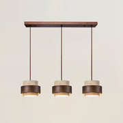 Ritta Lámpara colgante de travertino — imagen 34 | Aura Lighting