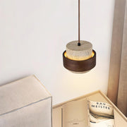 Ritta Lámpara colgante de travertino — imagen 5 | Aura Lighting