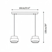 Ritta Lámpara colgante de travertino — imagen 7 | Aura Lighting