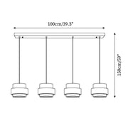 Ritta Lámpara colgante de travertino — imagen 9 | Aura Lighting