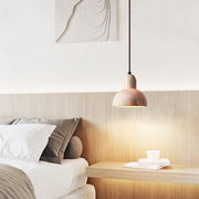 Ritta Lámpara Colgante de Travertino en Forma de Cúpula — imagen 18 | Aura Lighting
